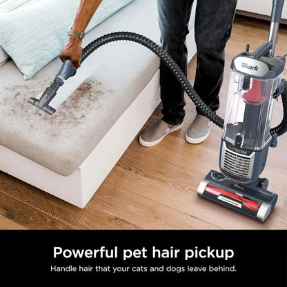 Shark Rotator Bagless Upright Pet Hair Vacuum Cleaner, Navy - Open Box