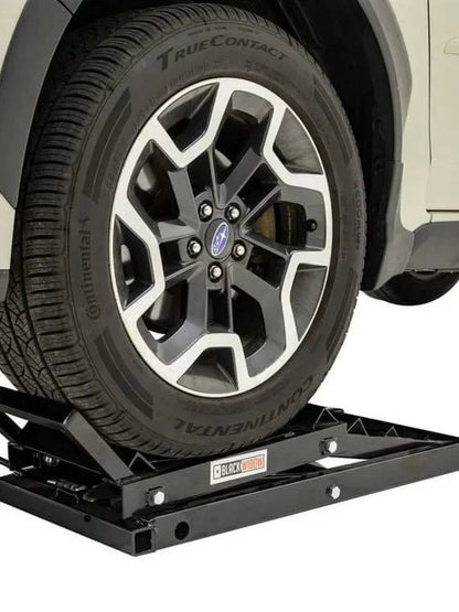 Black Widow Hydraulic Car Lift With Ramp - 3,000 lb. Per Pair Capacity