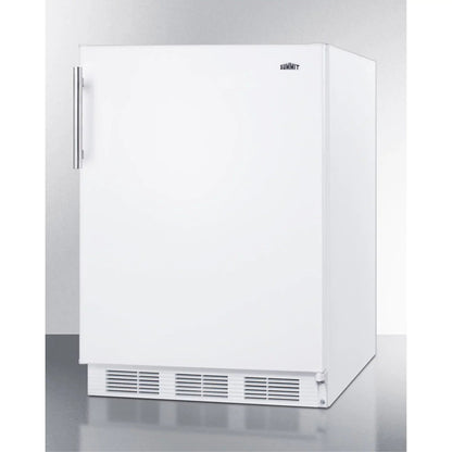 Built-In Undercounter All-Refrigerator, 5.5 Cu.Ft., 24 in Footprint, White