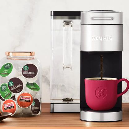 Keurig Single-Serve K-Cup Pod Coffee Maker, Steel - K-Supreme Plus