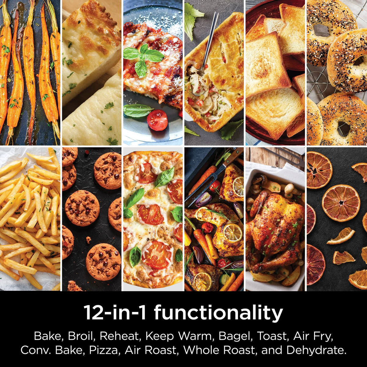 Ninja Air Fry Basket With 2 Sheet Pans, 2 Wire Racks And Crumb Tray - DCT601