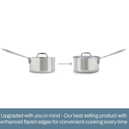 All-Clad D3 Stainless 3-Ply Bonded 3 Quart Saucepan With Lid