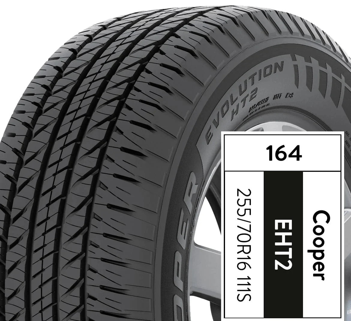 Cooper All-Season Tire 255/70R16 111S - Evolution HT2