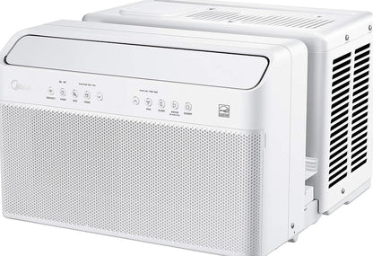 Midea U-Shaped Inverter Window Air Conditioner 12,000 BTU, White - MAW12V1QWT-cr
