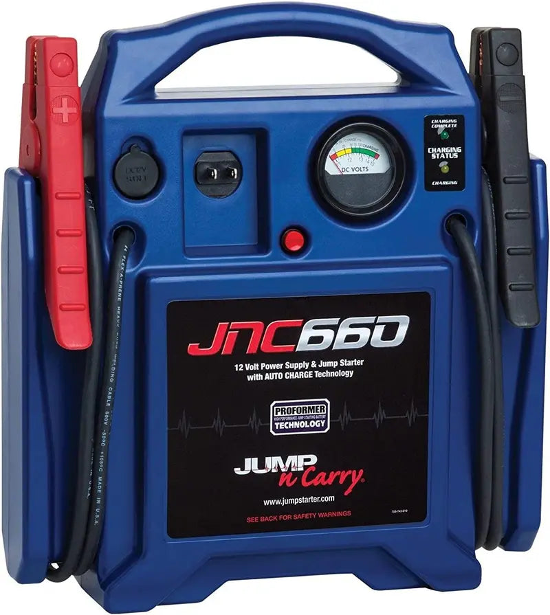 Clore Automotive Jump-N-Carry 12 Volt Jump Starter, 1,700 Peak Amps - JNC660