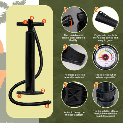 FunWater Inflatable Stand Up Paddle Board, 11 ft x 32 in x 6 in - SUP Paddle Accessories