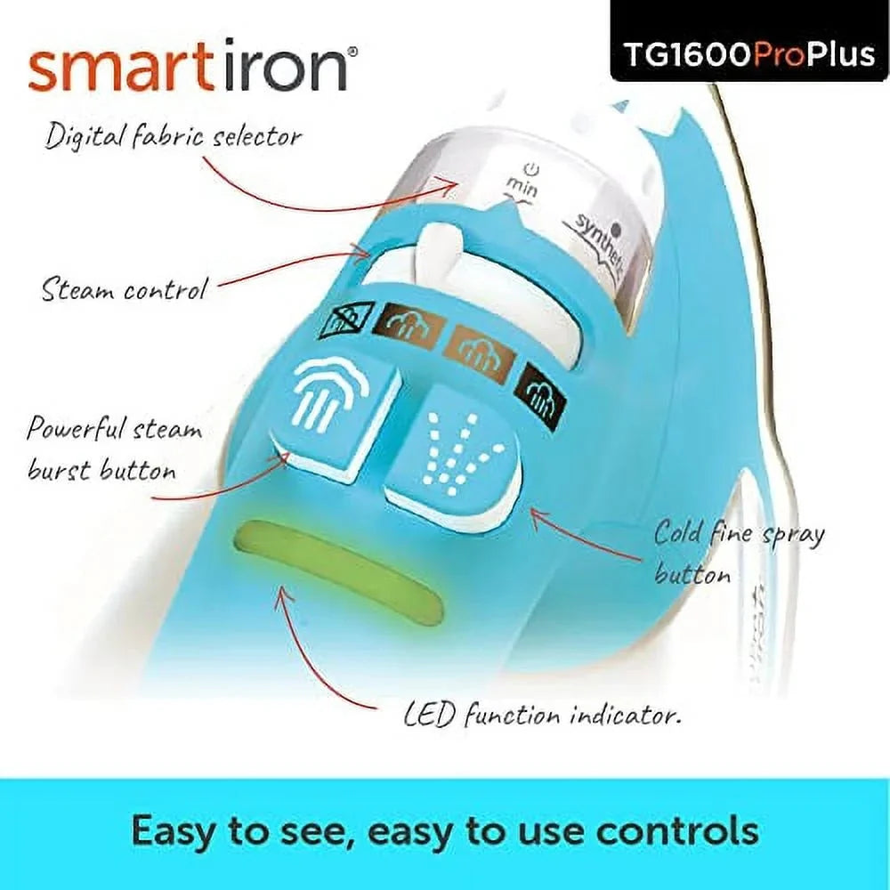 Oliso Pro Plus Ceramic-Coated Steam Iron