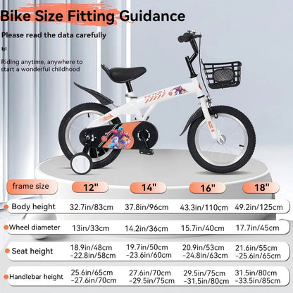 Baprem Girls' Bicycle, 18 Inch, Pink - Single Speed